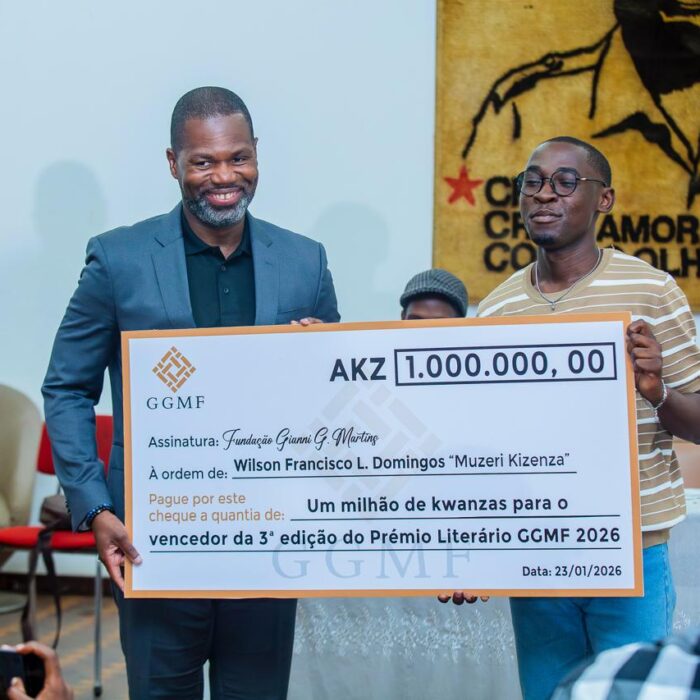 Muzeri Kizenza e Kenny Raphael contemplados na 3ª Edição do Prémio Literário GGMF